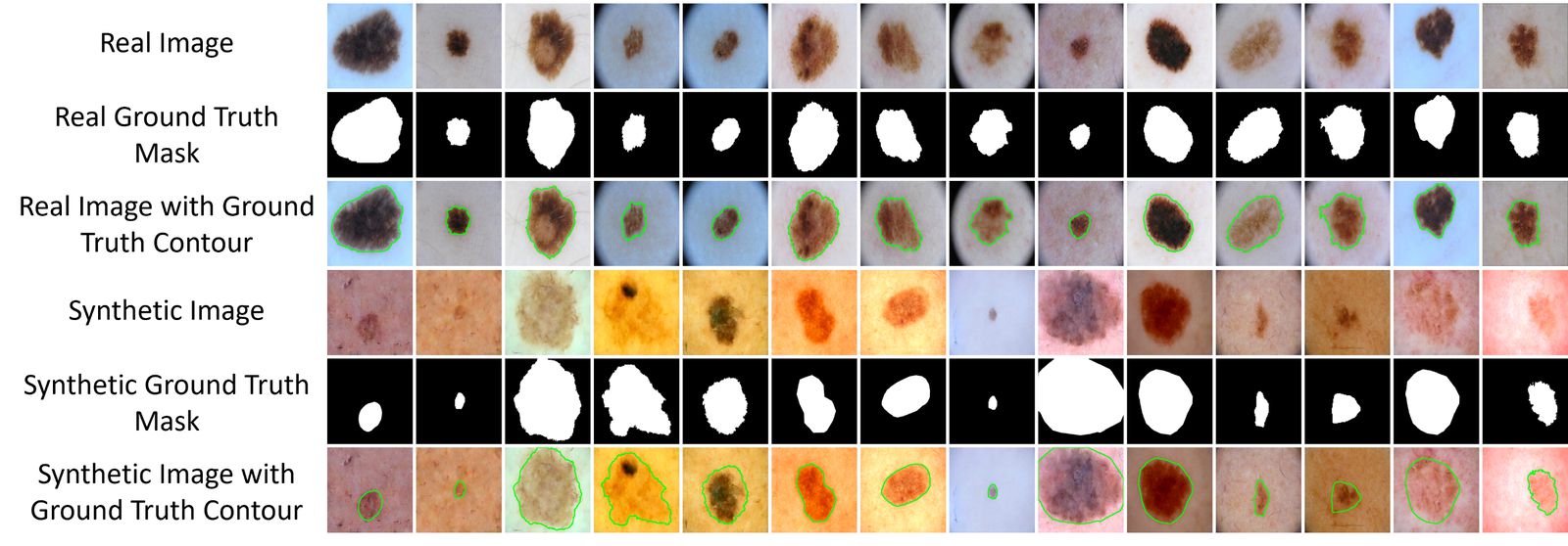 Medical lesion segmentation grid
